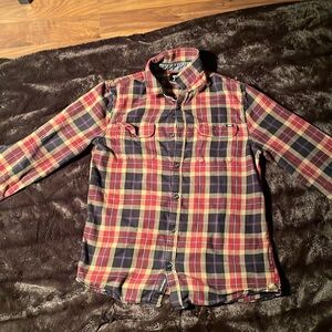 Vans button up flannel LIKE NEW medium